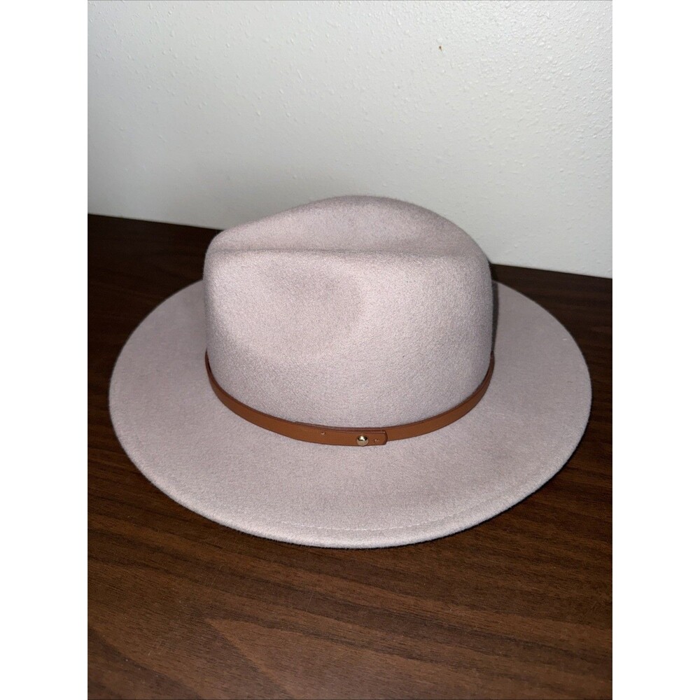 Free People Dusty Purple 100% Wool Fedora Women's Hat One Size Festival Boho